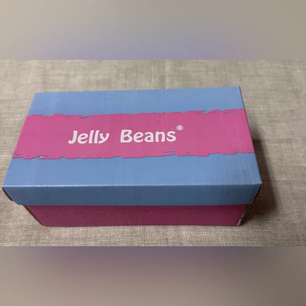 Jelly Beans White Girls Bow Mary Jane Shoes with Rhinestones